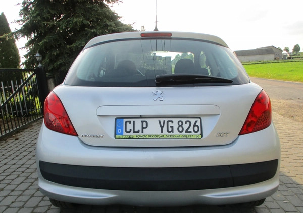 Peugeot 207 cena 8900 przebieg: 203101, rok produkcji 2007 z Sierpc małe 67